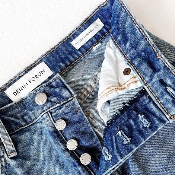 DENIM Forum High Rise Jeans - Picture 4 of 13